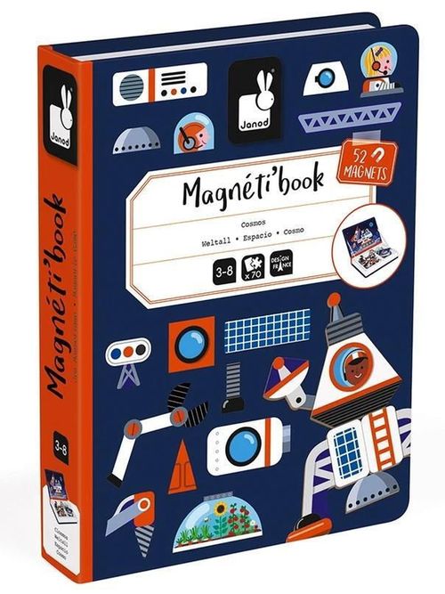 купить Настольная игра Janod J02589 Joc magnetic educativ Cosmos в Кишинёве 