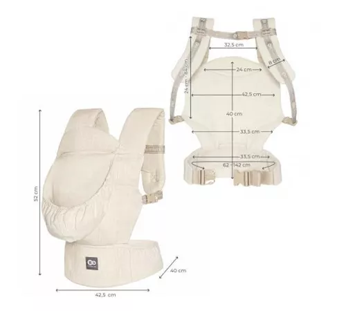 купить Кенгуру KinderKraft KNELAR00BEG0000 Elara beige в Кишинёве 