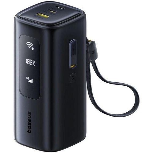 купить Аккумулятор внешний USB (Powerbank) Baseus E0025701, EnerGeek GX11 MiFi, Cosmic Black в Кишинёве 