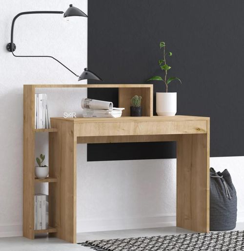 cumpără Masă de birou Trendy Uma, Stejar, 95x117x45cm în Chișinău 