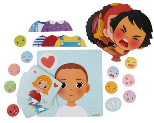 cumpără Joc educativ de masă Janod J08038 Emotions magnetic game în Chișinău 