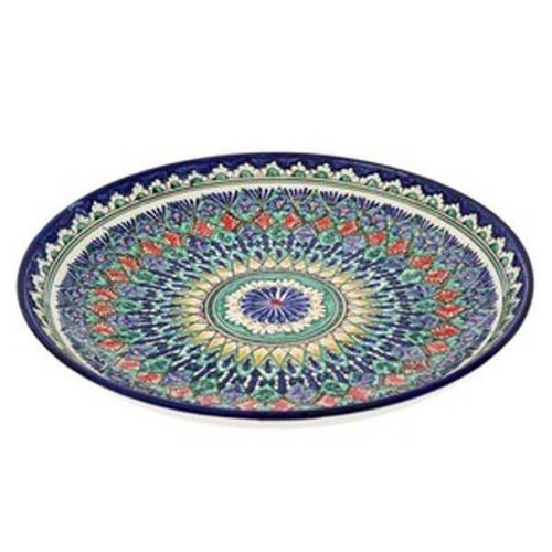 cumpără Farfurie Rishtan Ceramic Lyagan Mehrob 45cm, pictata manual, ceramica în Chișinău 