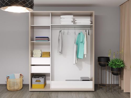 cumpără Dulap Bayro Parma Graphite 1800x2250x600 серый камень, купе în Chișinău 