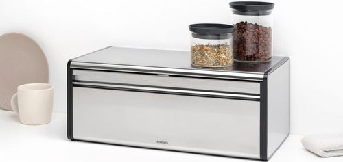 купить Хлебница Brabantia 23 67 09 Fall Front Matt Steel в Кишинёве 