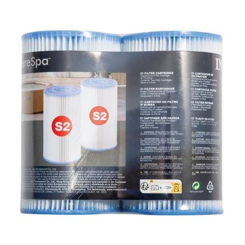 cumpără Accesoriu pentru piscină Intex 29012 Cartuș de filtrare S2 pentru SPA Jacuzzi, set de 2 buc. în Chișinău 