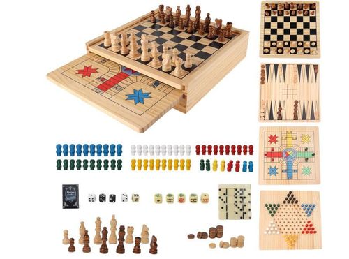 cumpără Joc educativ de masă ToyMall 008906 Chess 9in1 în Chișinău 