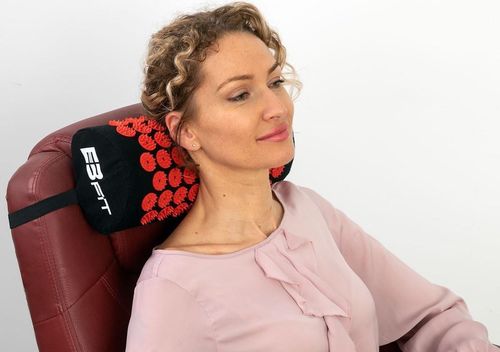 купить Коврик для йоги EB Fit Acupressure and Massage Mat Red (covor pentru masaj) в Кишинёве 