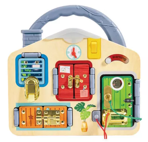 купить Головоломка Hape E1111 Placă de joc Închide și învață в Кишинёве 