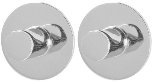 купить Вешалка для ванной Bisk 08580 Set cuere (2buc.) STYLE, chrom в Кишинёве 