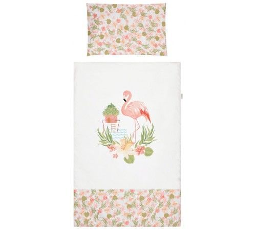 Set lengerie pentru patut Klups Eco&Love Hawaii (120x80 cm) 4 un. 