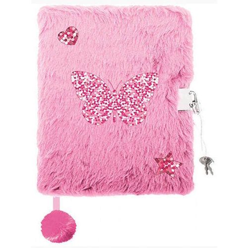 купить Блокнот Promstore 52873 Ежедневник с замком, A5, 96 листов, «Мой маленький друг Бабочка», с обложкой в Кишинёве 