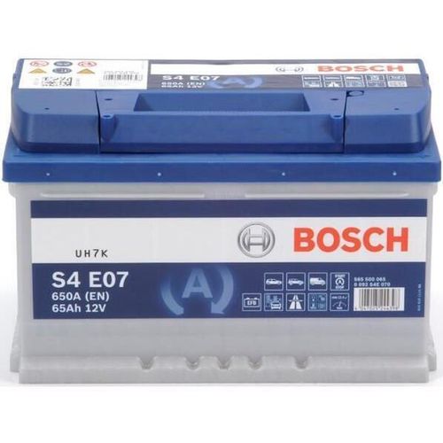 купить Автомобильный аккумулятор Bosch 65AH 650A(EN) 278x175x175 S4 007 EFB(AGM-) (0092S4E070) в Кишинёве 