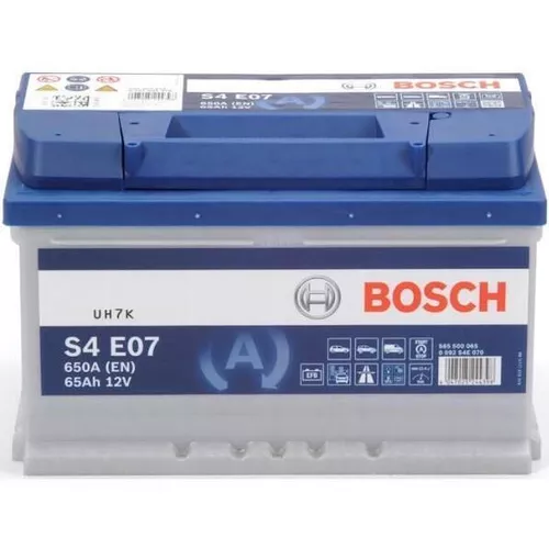 cumpără Acumulator auto Bosch 65Ah 650A(EN) 278x175x175 S4 007 EFB(AGM-) (0092S4E070) în Chișinău 
