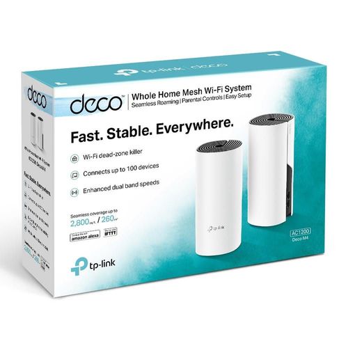 купить Wi-Fi точка доступа TP-Link Deco M4 (2-pack) AC1200 в Кишинёве 