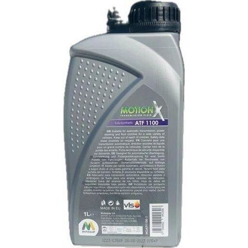 купить Масло Motaquip MOATF1100-1 ATF.MQP 1L TOYOTA WS/T-IV/AISIN JVS3309/DEXRON III/VWG052025A2 в короб.авт в Кишинёве 