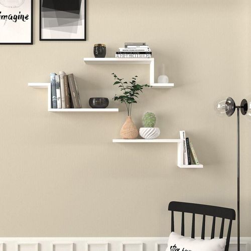 купить Полка декоративная Trendy Lowa-Alb 58x18x14cm (GTR005354) в Кишинёве 