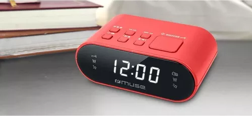купить Часы-будильник MUSE M-10 RED в Кишинёве 