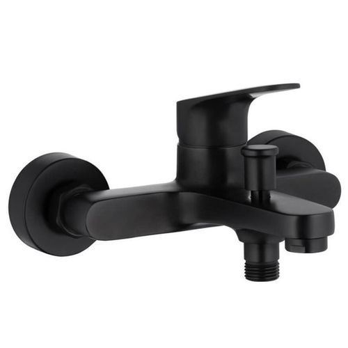 купить Смеситель для ванны kfa armatura Otava Black на стену в Кишинёве 