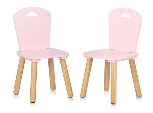 купить Набор детской мебели Chipolino DIWH02420323 Столик и 2 стульчика MDF pink в Кишинёве 