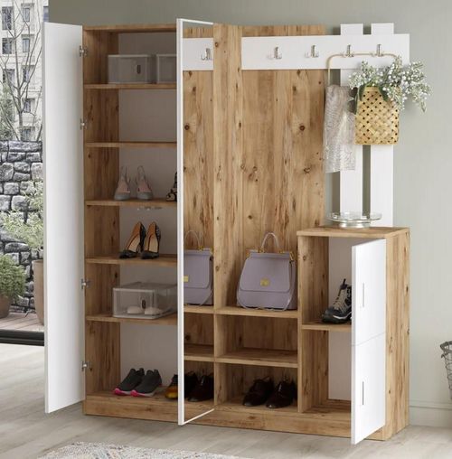cumpără Mobilă pentru antreu Trendy DD8-AW, 147x179x35cm (GTR001398) în Chișinău 