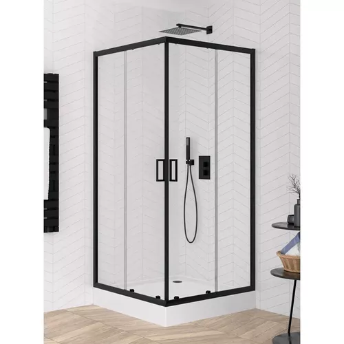 купить Душевая кабина New Trendy Suvia Black Square 90x90x206 (ZS-0040) в Кишинёве 