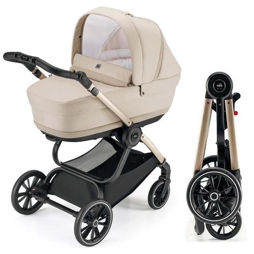 купить Детская коляска CAM SoloPerTe 2in1 TECHNO MILANO 2020 ART978-T554/V93S bej/gold в Кишинёве 