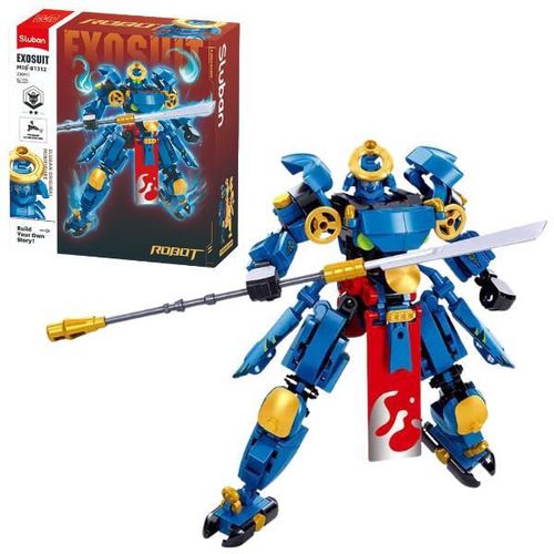 cumpără Set de construcție Sluban B1312 Samuraiul Albastru, 230 elem. în Chișinău 