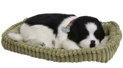 cumpără Jucărie de pluș Perfect Petzzz 91-01 Cățeluș Border Collie cu imitație de respirație în Chișinău 