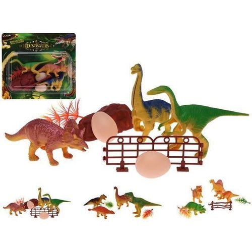 купить Игрушка Promstore 41588 Набор динозавров 4шт, 3 вида в Кишинёве 