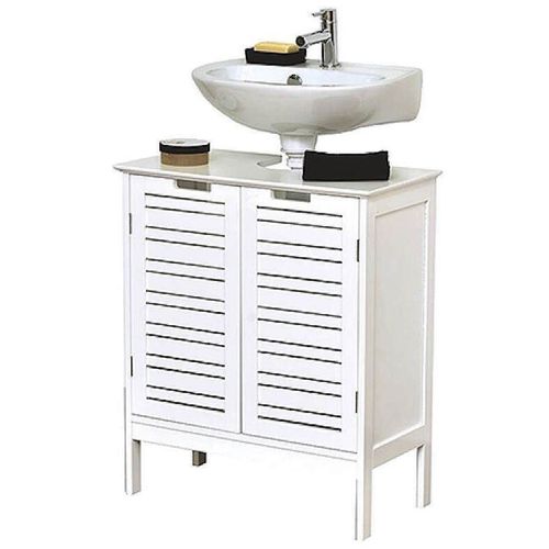 купить Шкаф под умывальник Tendance 52003 Тумба под раковину Tendance Miami из МДФ, белая в Кишинёве 