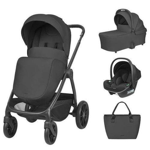 купить Детская коляска Kikka Boo Modena Black 2027 3in1 (3800171225687) в Кишинёве 