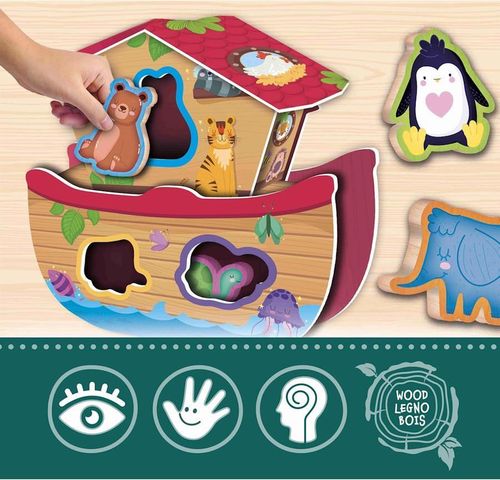 cumpără Sortator Lisciani Giochi 96893 Set educational Montessori Animal Fun, 53594 în Chișinău 