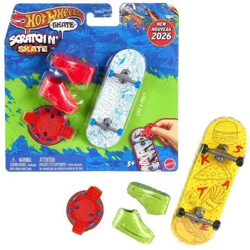 cumpără Mașină Hot Wheels HXM73 Fingerboard Scratch N’ Skate (în asort.) în Chișinău 