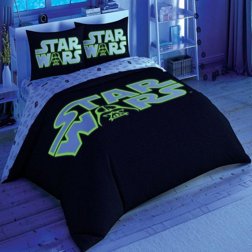 cumpără Lenjerie de pat pentru copii Tac Disney Star Wars Glow Double (60260589) în Chișinău 