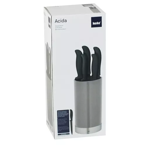 купить Набор ножей Kela 11288/11 Acida 5 buc, gri в Кишинёве 
