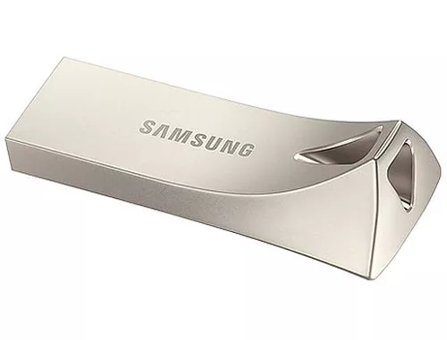 cumpără 256GB USB Flash Drive Samsung BAR Plus MUF-256BE3/APC , Read 300MB/s, Champagne Silver Metal Body, USB 3.1, waterproof, shock-proof, temperature-proof, magnet-proof, and X-ray-proof, (memorie portabila Flash USB/внешний накопитель флеш память USB) în Chișinău 