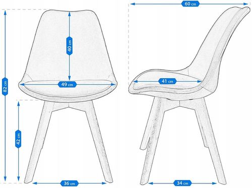 cumpără Scaun Jumi BARI gri în Chișinău 
