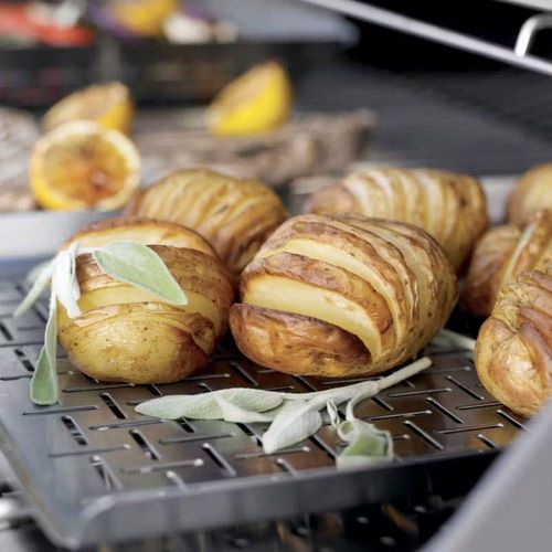 купить Товар для пикника Weber W6435 Tava din inox Deluxe Grilling Pan 30x44cm в Кишинёве 