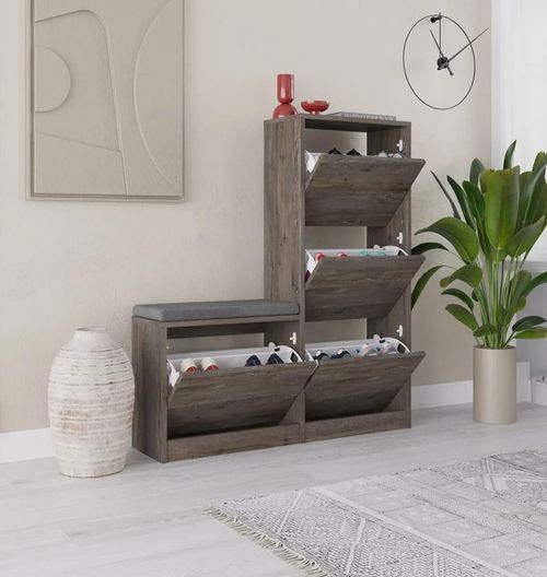 купить Полка для обуви Trendy Oslo Maro închis (GTR000951) в Кишинёве 