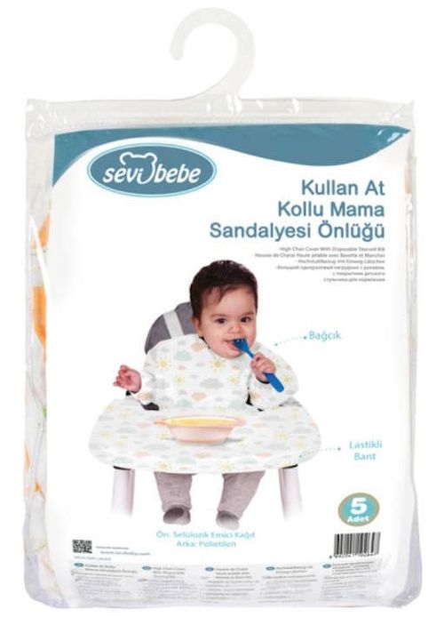 cumpără Bavețică Sevi Bebe 264 слюнявчик 2в1 скатерть în Chișinău 