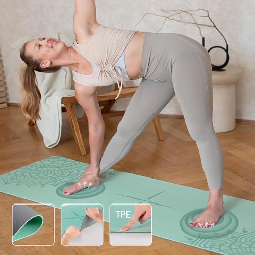 cumpără Echipament pentru yoga HMS YM10 Yoga Mat TPE Mint în Chișinău 
