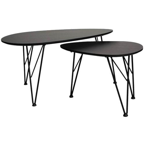 cumpără Măsuţă cafea Deco Anais CT-2010 (2 măsuțe) Black în Chișinău 