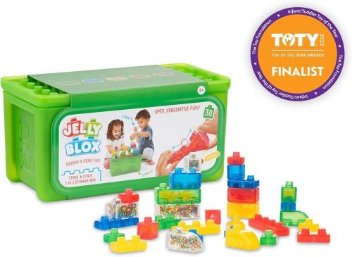 купить Конструктор miscellaneous 931693 Jelly Blox Stash&Stack 2in1 Storage Case в Кишинёве 