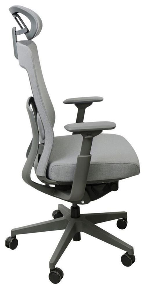 купить Офисное кресло Deco Nelson +Slide (8016A) Dark Grey + Grey Frame в Кишинёве 