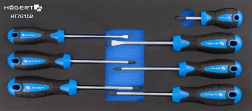 купить Система хранения инструментов Hoegert HT7G050 Тележка инструментальная с 7 ящиками (544 инструмента) в Кишинёве 