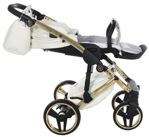 cumpără Сărucior pentru copii Junama Fluo Line V3 Indyvidual 17 White Gold în Chișinău 