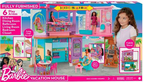 купить Домик для кукол Mattel HCD50 Barbie в Кишинёве 