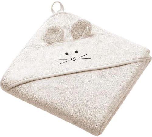 купить Аксессуар для купания BabyOno 1553/05 Prosop din bambus de baie cu gluga bej 100x100 в Кишинёве 