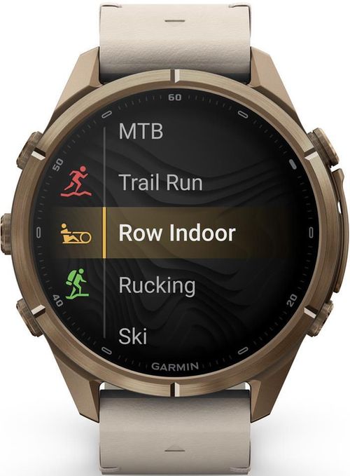 cumpără Ceas inteligent Garmin Fenix 9 Pro, 43mm, inReach, Gold, Lthr White bd (010-04335-41) în Chișinău 