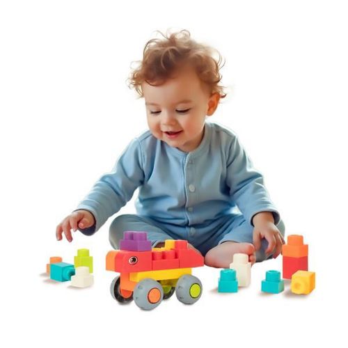 cumpără Set de construcție Toi-Toys 10006A Set de blocuri moi de construcție Little Stars, 48pcs în Chișinău 